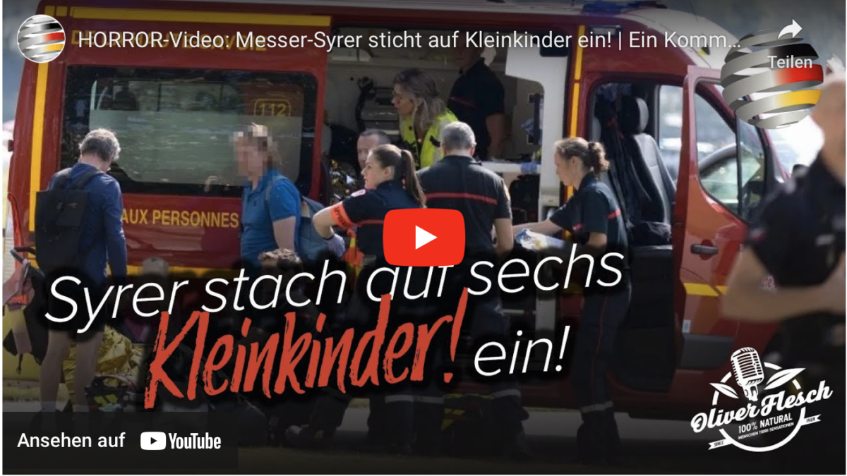 HORROR-Video: Messer-Syrer sticht auf Kleinkinder ein!