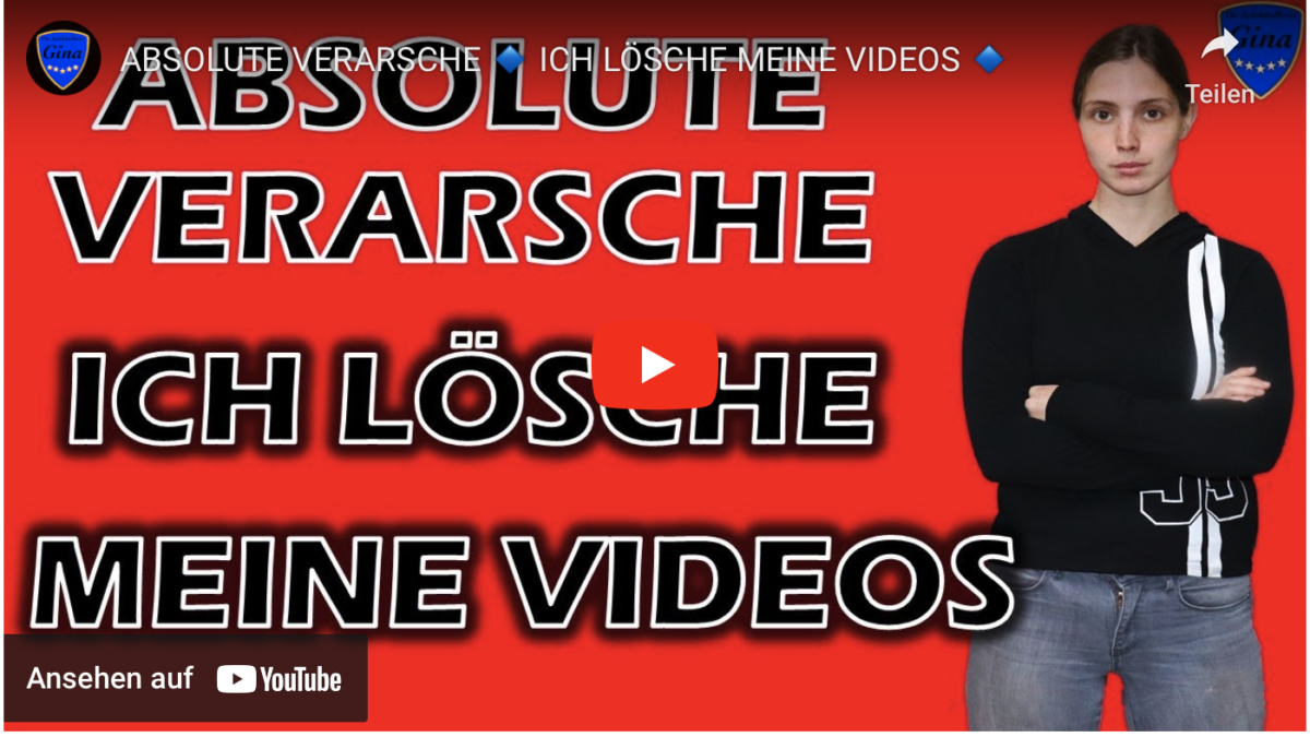 ABSOLUTE VERARSCHE  ICH LÖSCHE MEINE VIDEOS