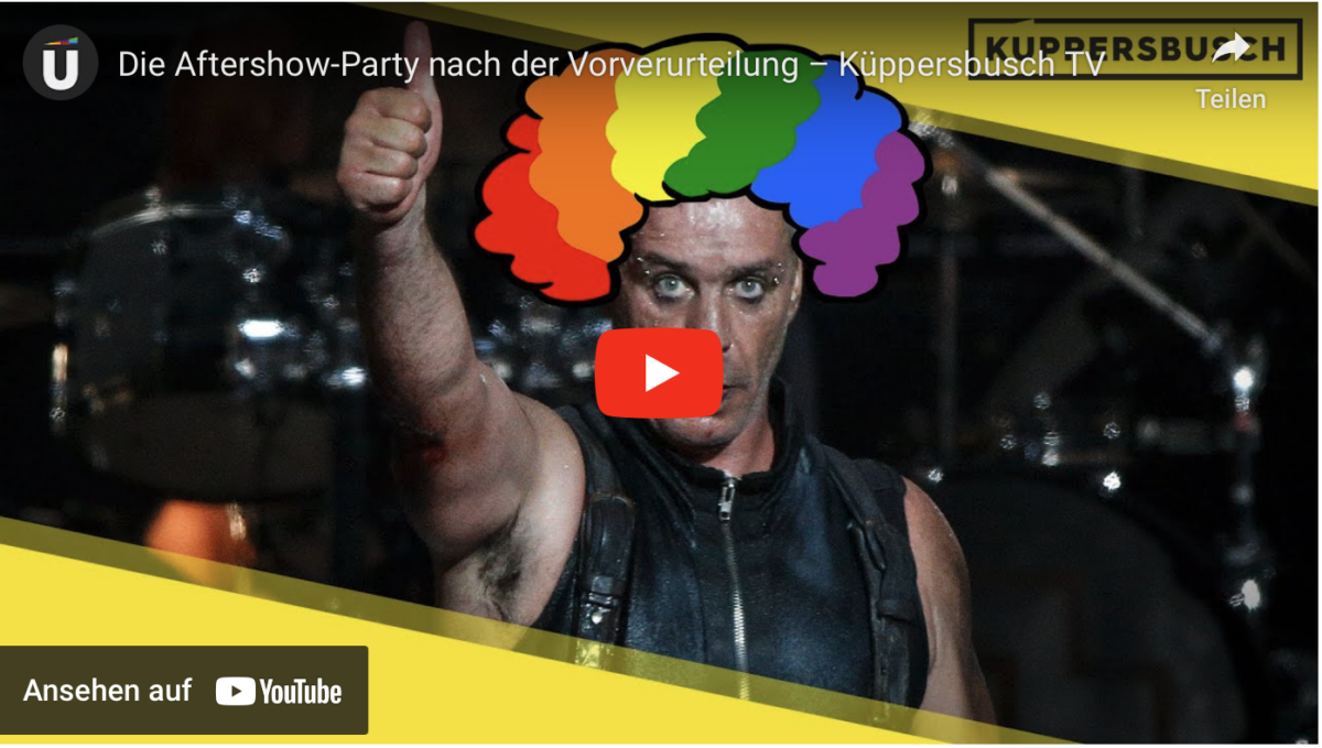 Die Aftershow-Party nach der Vorverurteilung – Küppersbusch TV