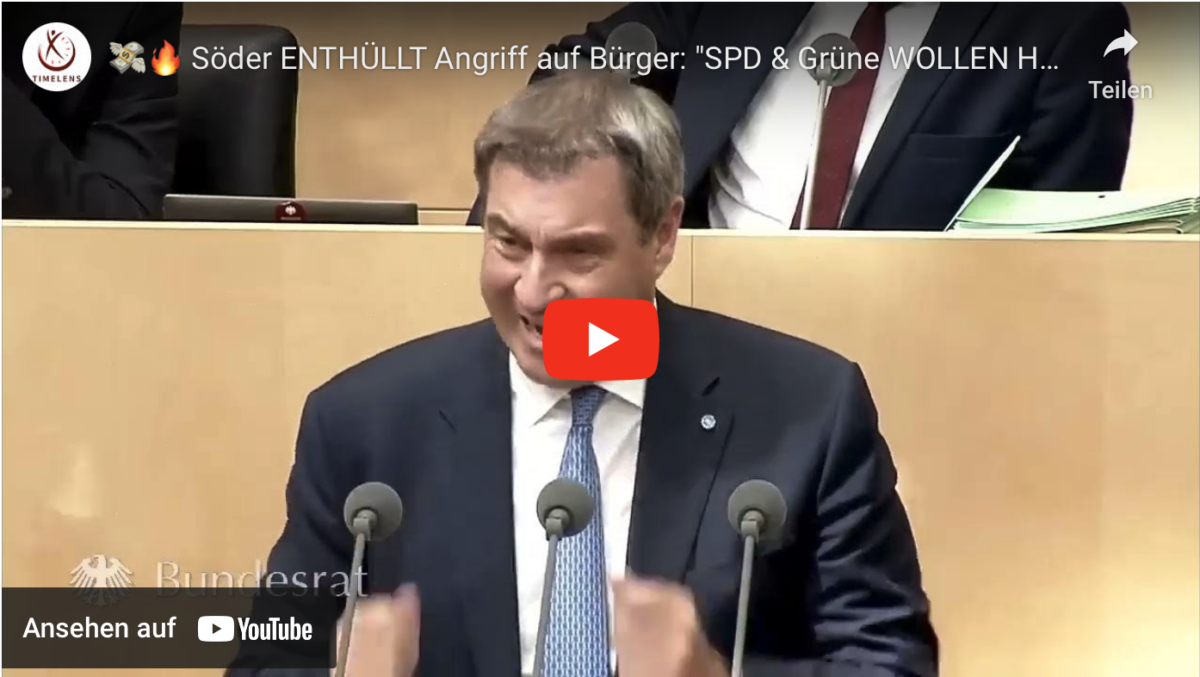 Söder ENTHÜLLT Angriff auf Bürger: „SPD & Grüne WOLLEN HEIZUNG VERBIETEN!“
