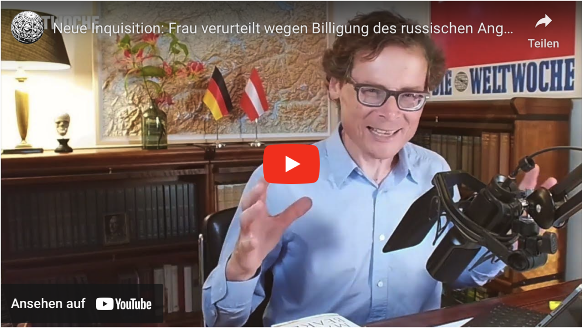 Neue Inquisition: Frau verurteilt wegen Billigung des russischen Angriffskriegs – Weltwoche Daily DE