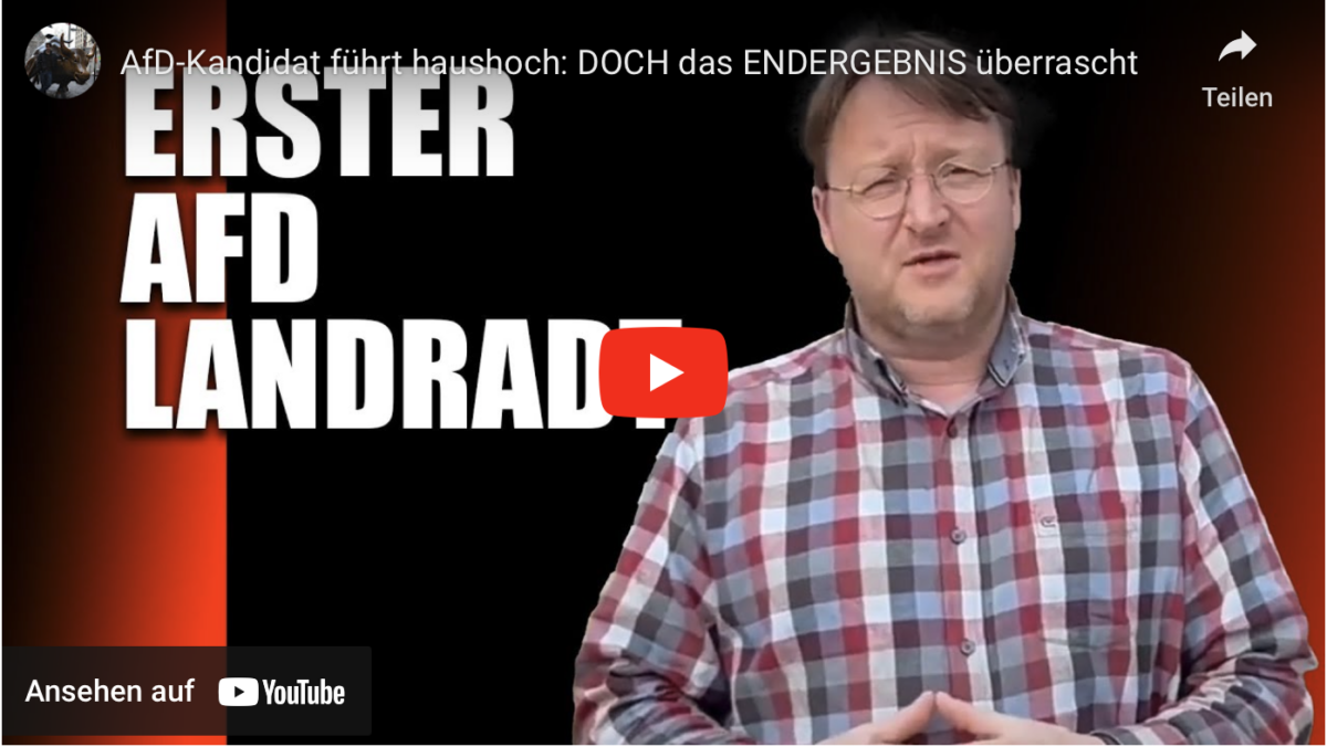 AfD-Kandidat führt haushoch: DOCH das ENDERGEBNIS überrascht