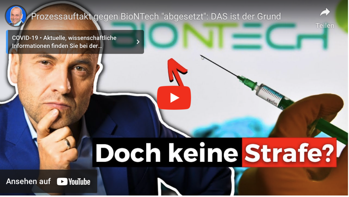 Prozessauftakt gegen BioNTech „abgesetzt“: DAS ist der Grund!