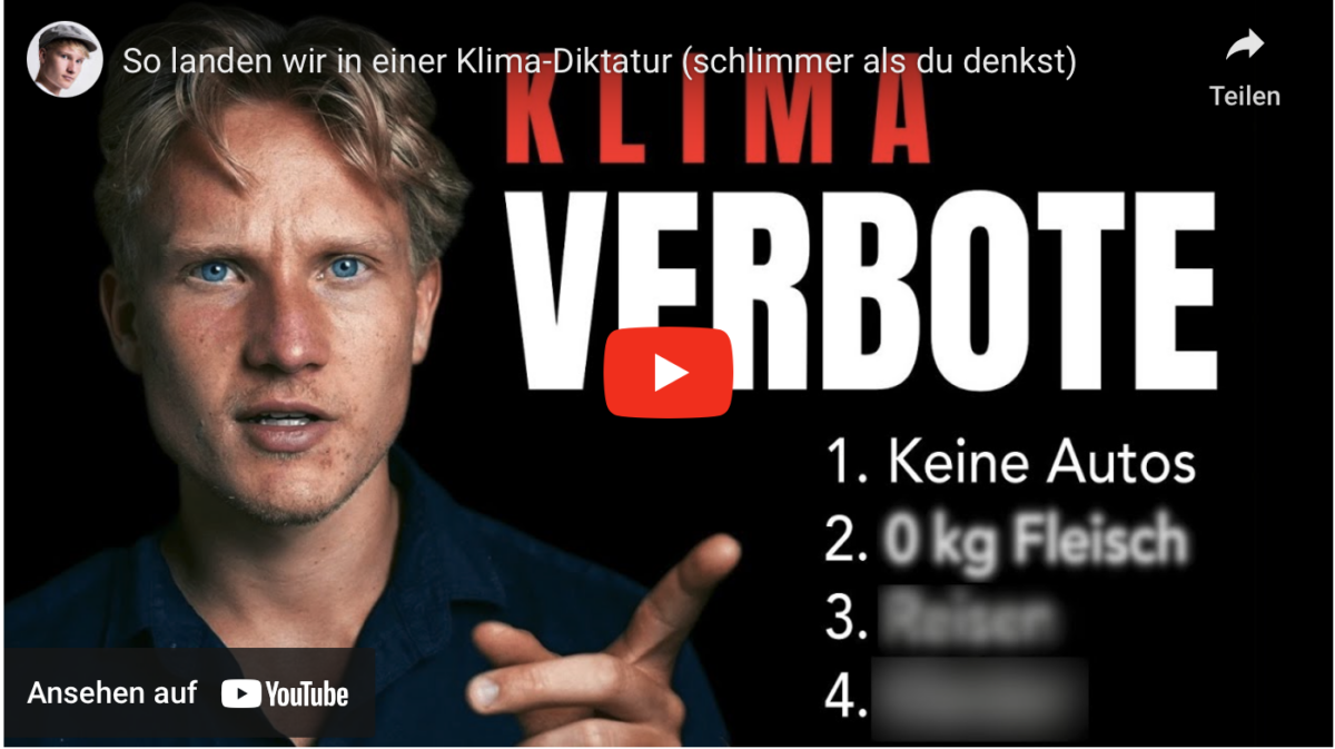 So landen wir in einer Klima-Diktatur (schlimmer als du denkst)