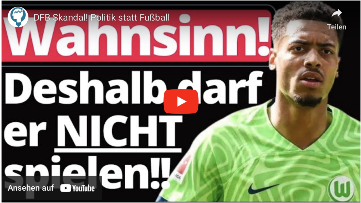 DFB Skandal! Politik statt Fußball!