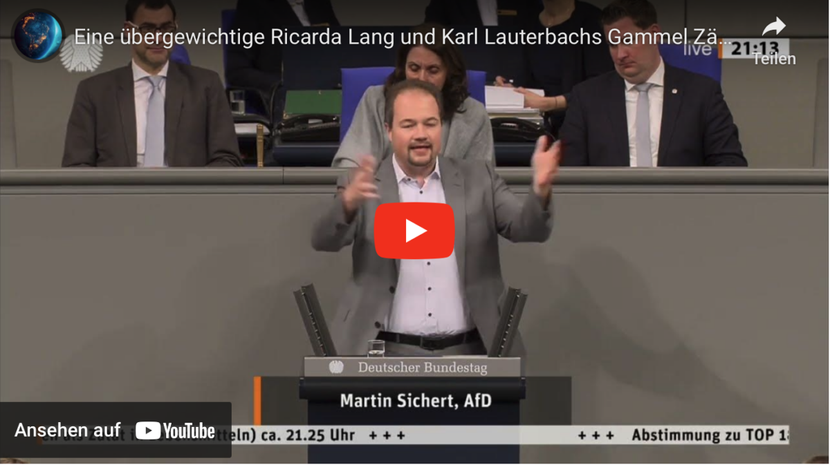Eine übergewichtige Ricarda Lang und Karl Lauterbachs Gammel Zähne!