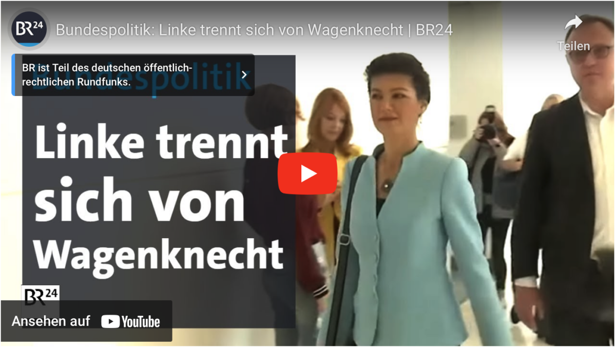 Bundespolitik: Linke trennt sich von Wagenknecht!