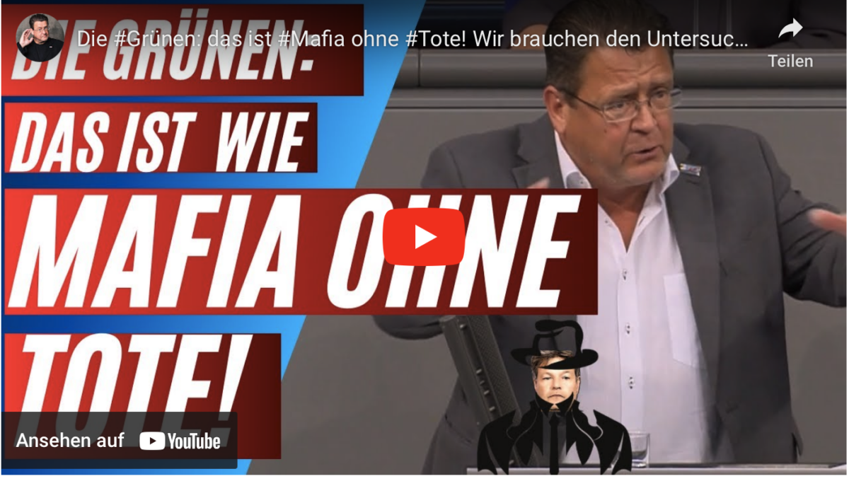 Die #Grünen: das ist #Mafia ohne #Tote! Wir brauchen den Untersuchungsausschuss Habeck!