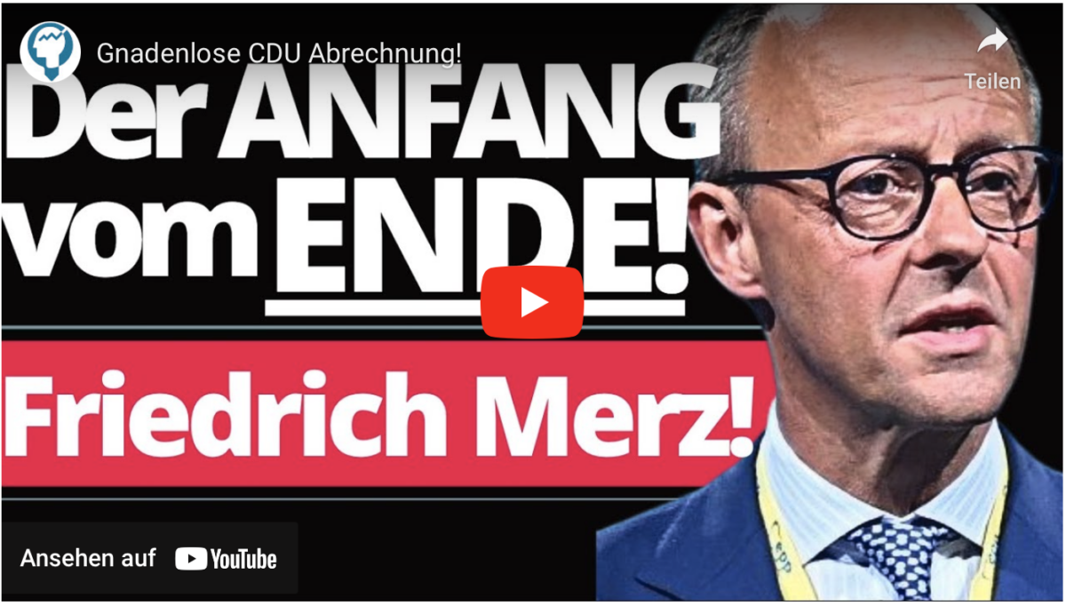 Gnadenlose CDU Abrechnung!