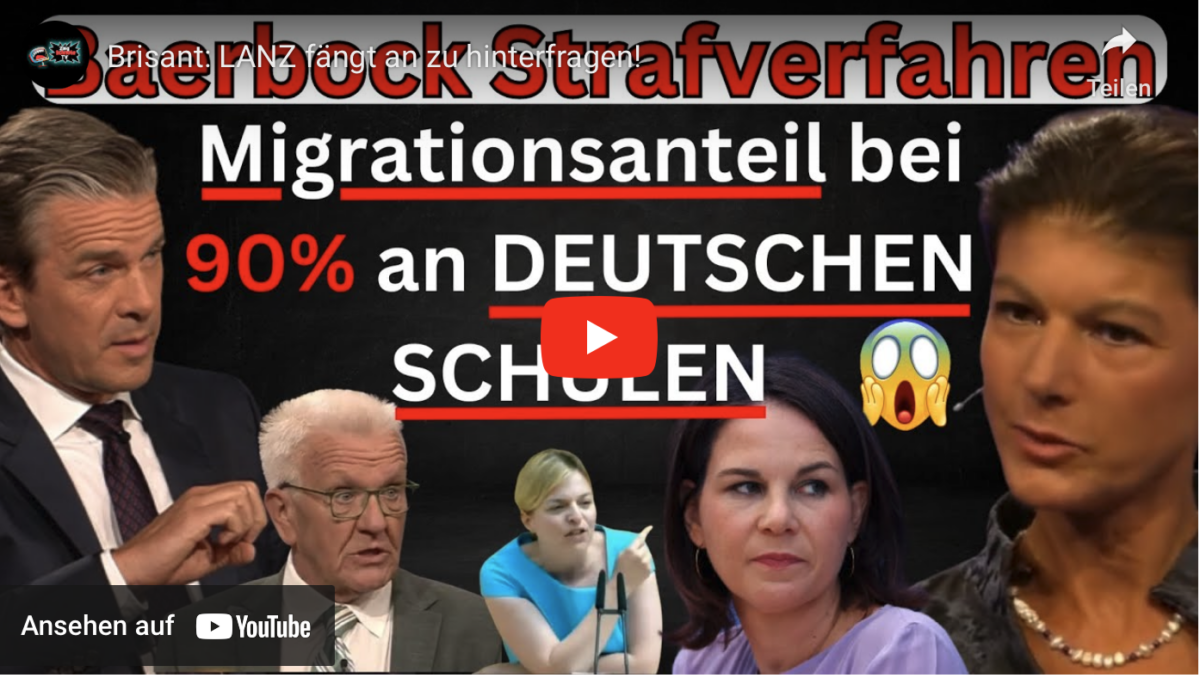 Brisant: LANZ fängt an zu hinterfragen!