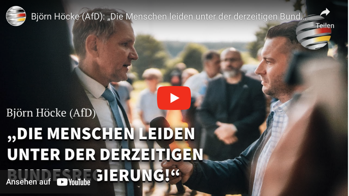 Björn Höcke (AfD): „Die Menschen leiden unter der derzeitigen Bundesregierung!“