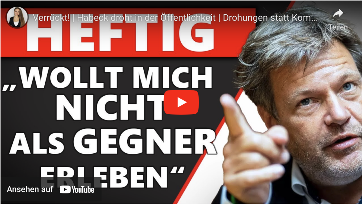 Verrückt! | Habeck droht in der Öffentlichkeit | Drohungen statt Kompromisse