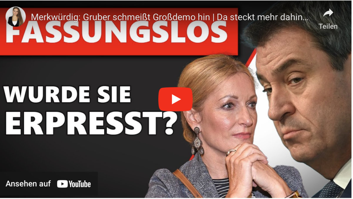 Merkwürdig: Gruber schmeißt Großdemo hin | Da steckt mehr dahinter