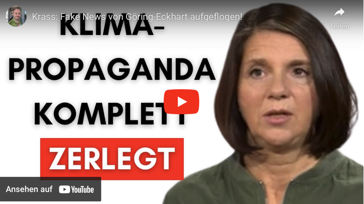 Krass: Fake News von Göring-Eckhart aufgeflogen!