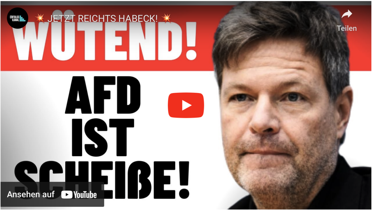 JETZT REICHTS HABECK!