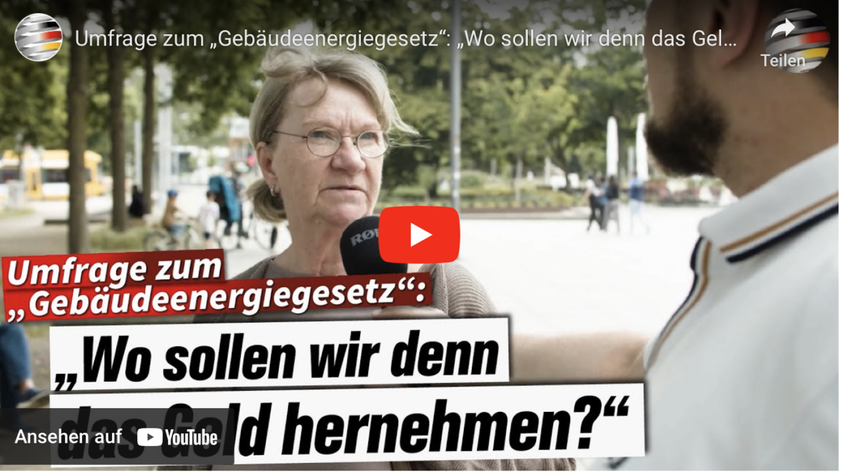 Umfrage zum „Gebäudeenergiegesetz“: „Wo sollen wir denn das Geld hernehmen?“