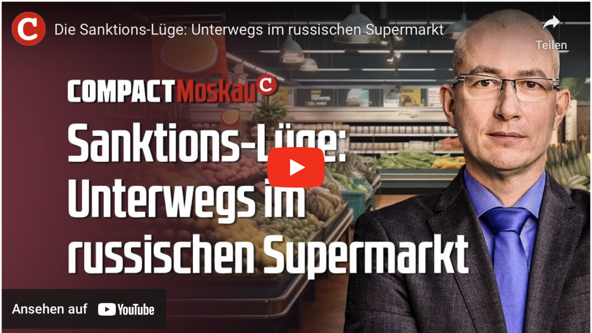 Die Sanktions-Lüge: Unterwegs im russischen Supermarkt!
