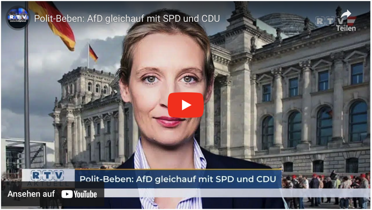 Polit-Beben: AfD gleichauf mit SPD und CDU