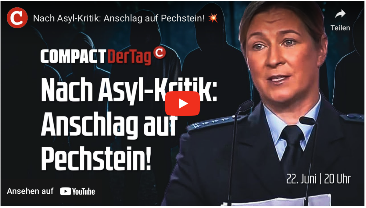 Nach Asyl-Kritik: Anschlag auf Pechstein!