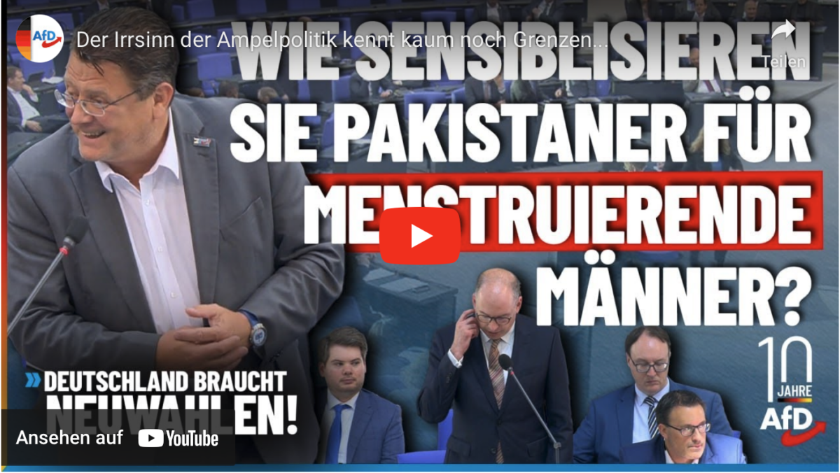 Der Irrsinn der Ampelpolitik kennt kaum noch Grenzen…