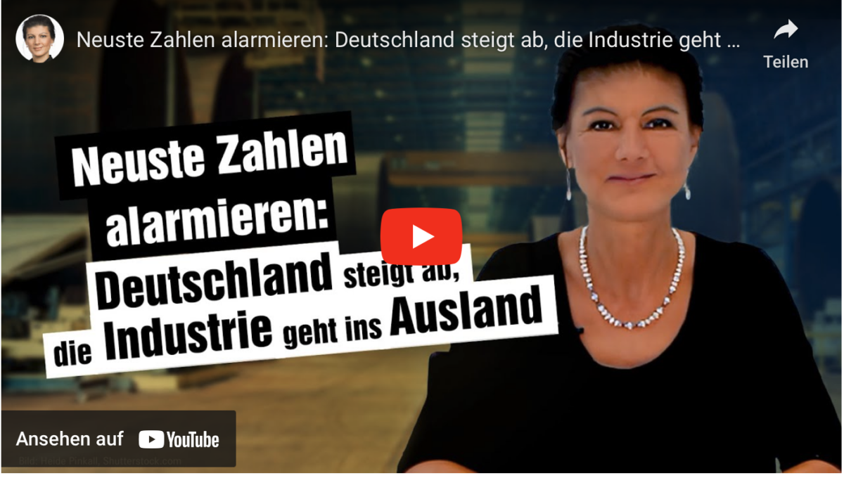Neuste Zahlen alarmieren: Deutschland steigt ab, die Industrie geht ins Ausland