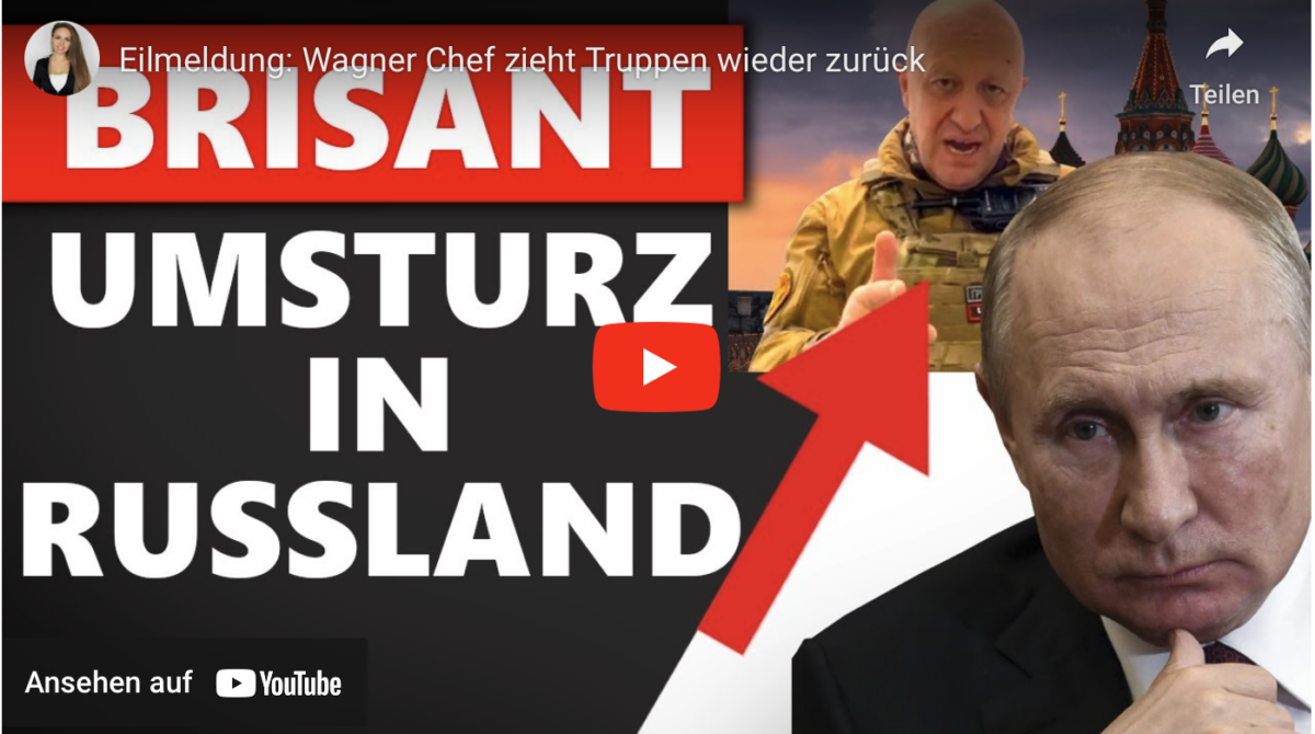 Eilmeldung: Wagner Chef zieht Truppen wieder zurück!