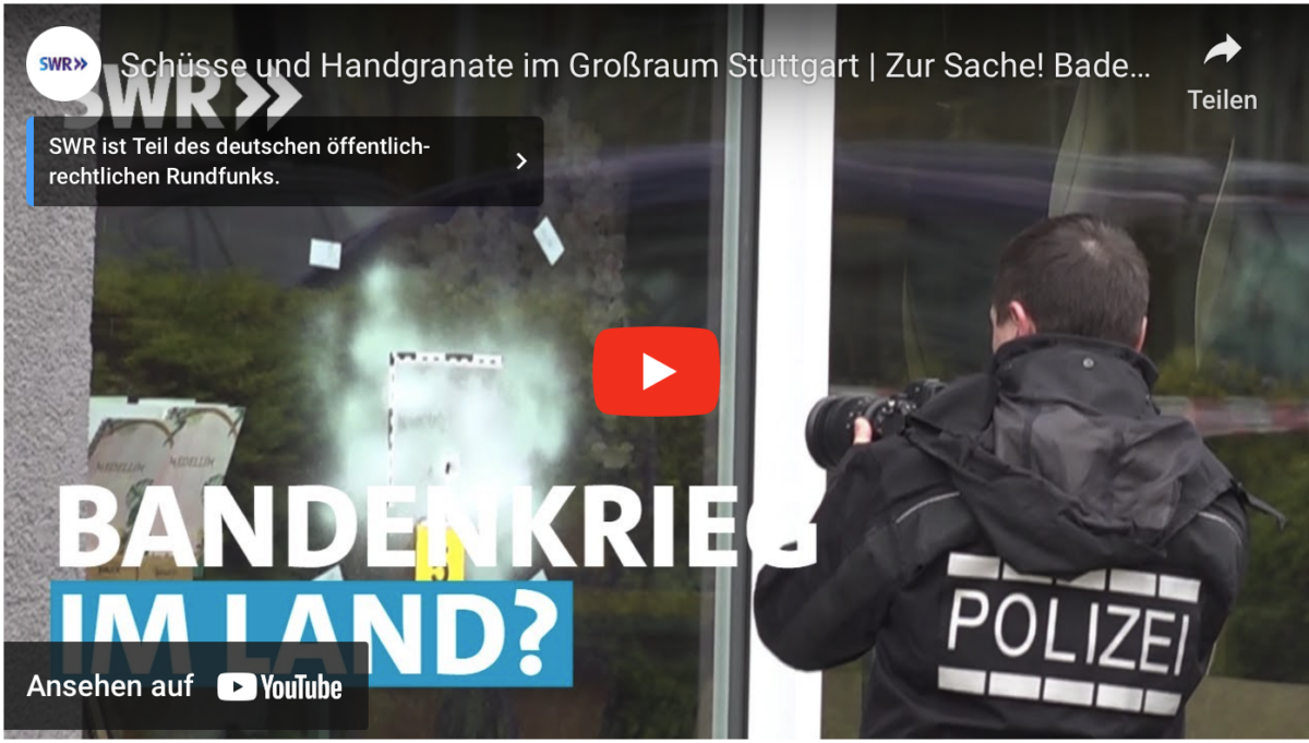 Schüsse und Handgranate im Großraum Stuttgart durch Iraner!