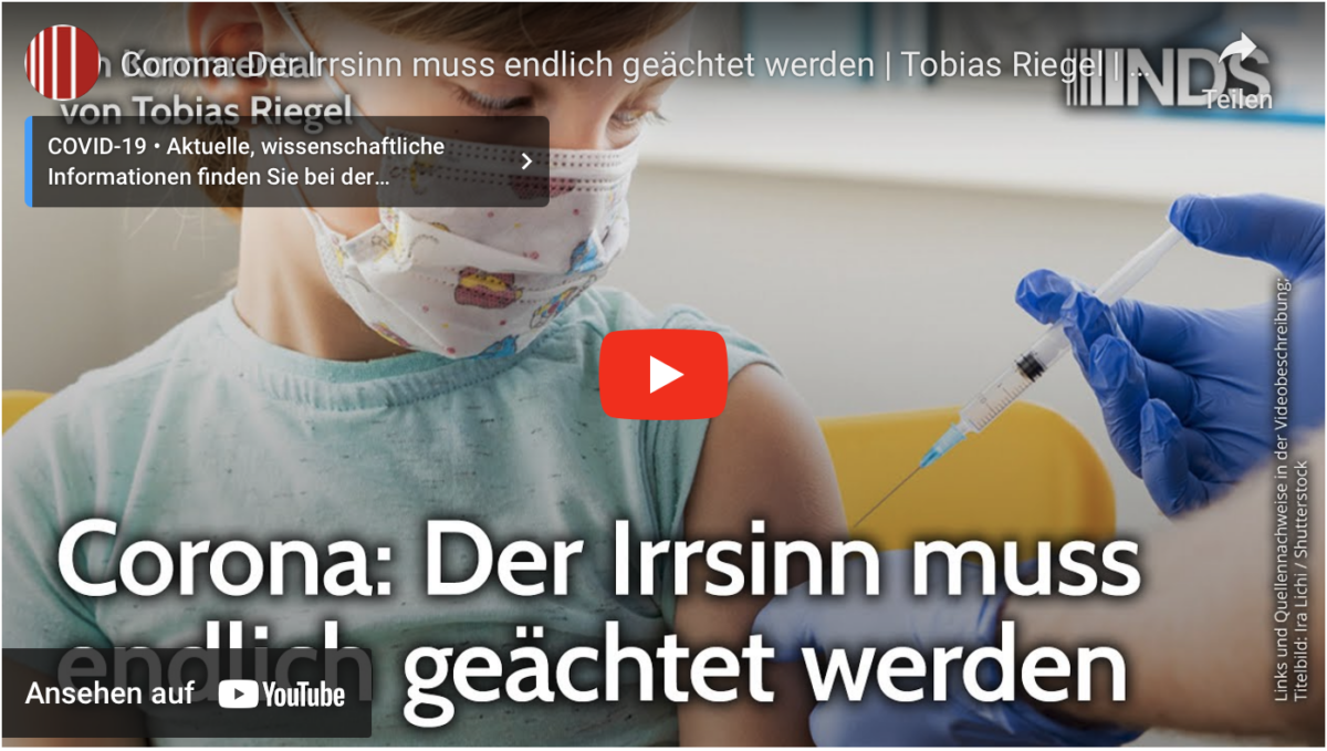 Corona: Der Irrsinn muss endlich geächtet werden!