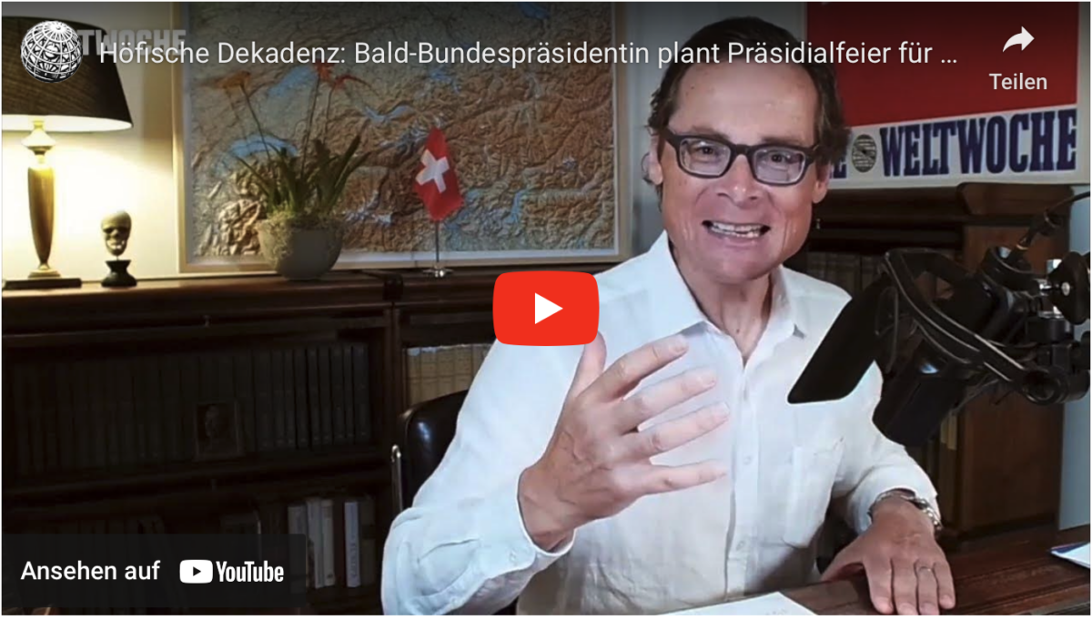 Höfische Dekadenz: Bald-Bundespräsidentin plant Präsidialfeier für 350’000 Fr.