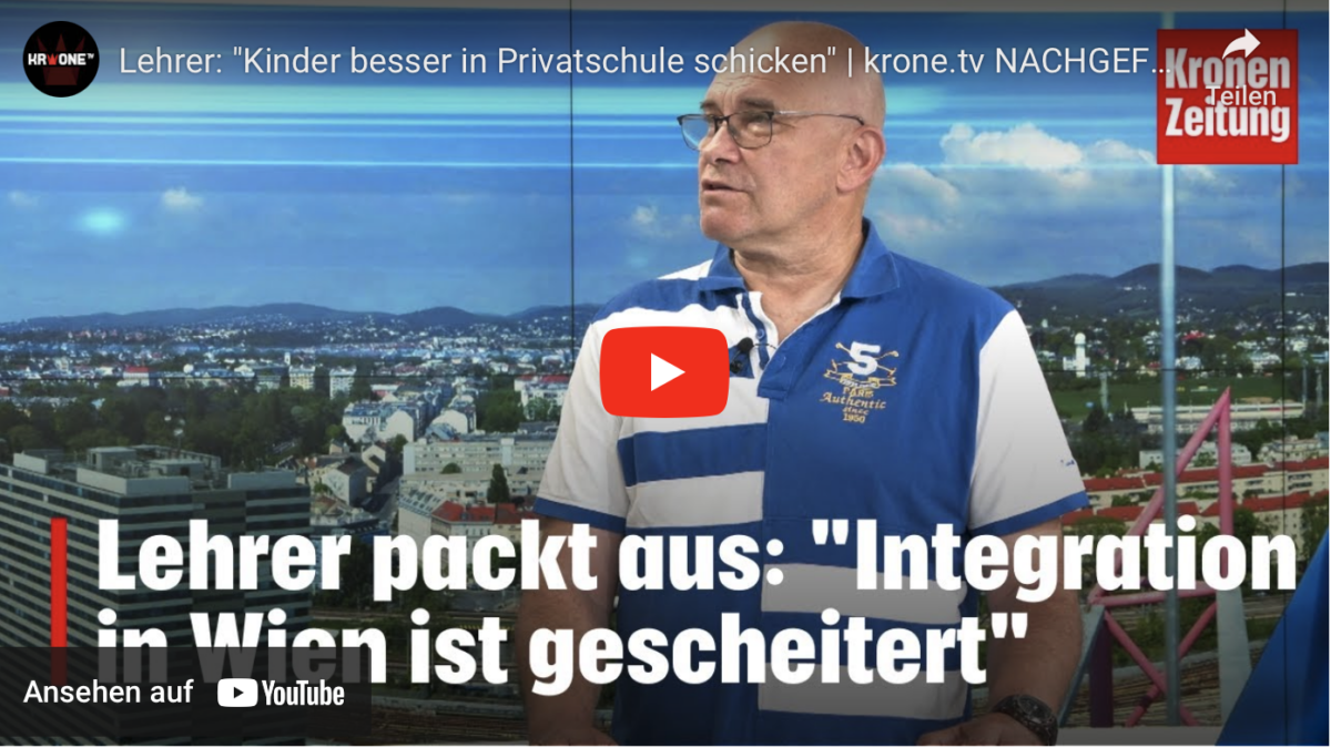 Lehrer: „Kinder besser in Privatschule schicken, weil Integration gescheitert ist“