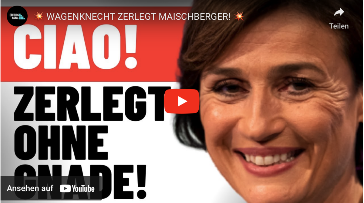 WAGENKNECHT ZERLEGT MAISCHBERGER!