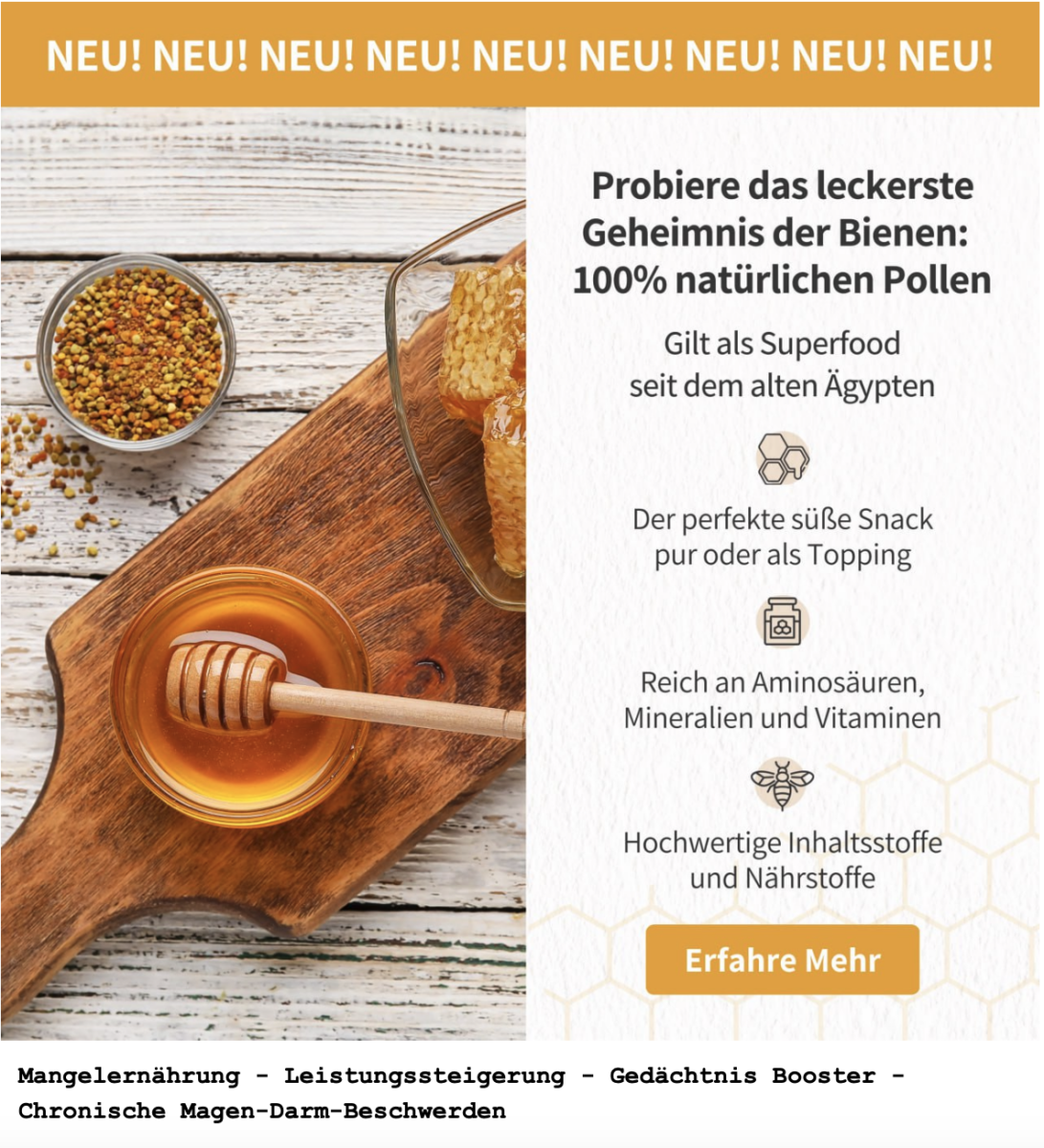 Blütenpollen – Das Superfood der Bienen!
