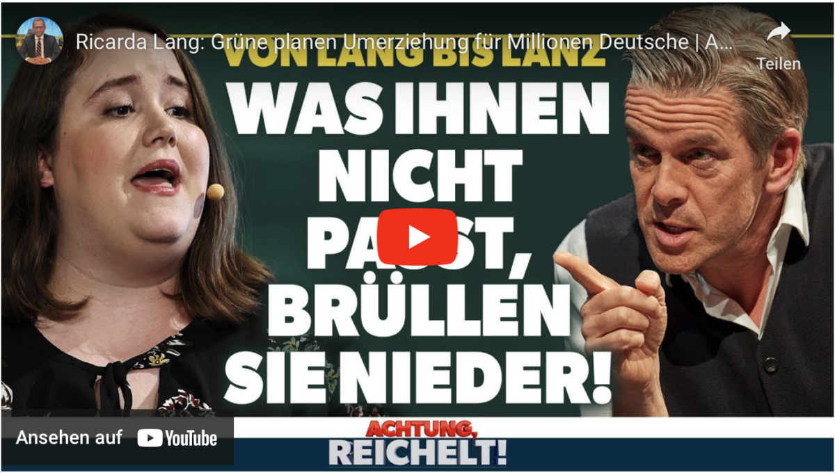 Ricarda Lang: Grüne planen Umerziehung für Millionen Deutsche!
