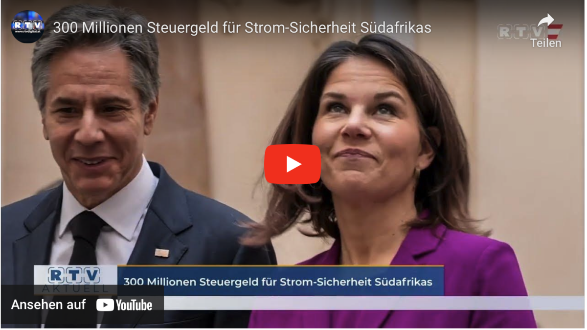 300 Millionen Steuergeld für Strom-Sicherheit Südafrikas!