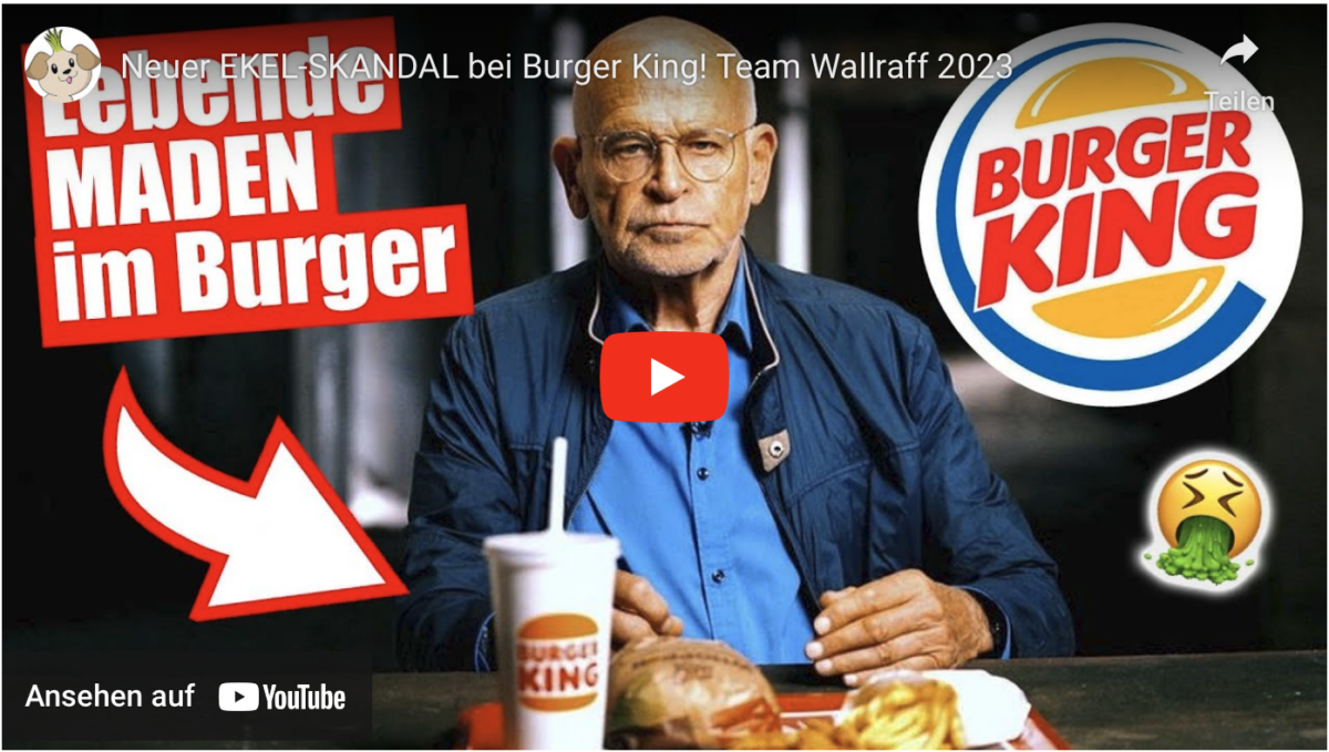 Neuer EKEL-SKANDAL bei Burger King! Team Wallraff 2023