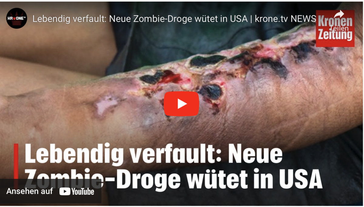 Lebendig verfault: Neue Zombie-Droge wütet in USA