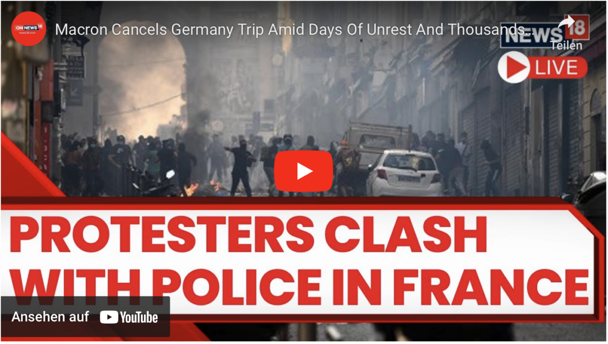 Macron Cancels Germany Trip Amid Days Of Unrest And Thousands Of Arrests | France Protest LIVE