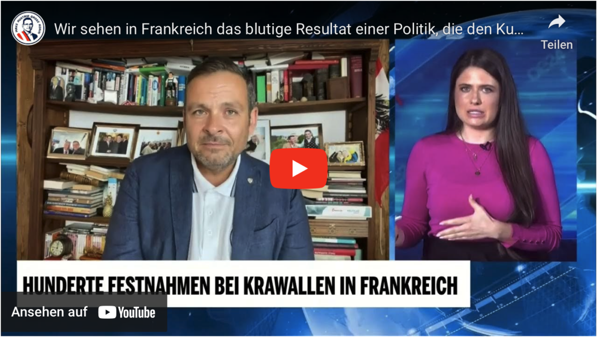 Wir sehen in Frankreich das blutige Resultat einer Politik, die den Kulturkrieg provozierte!