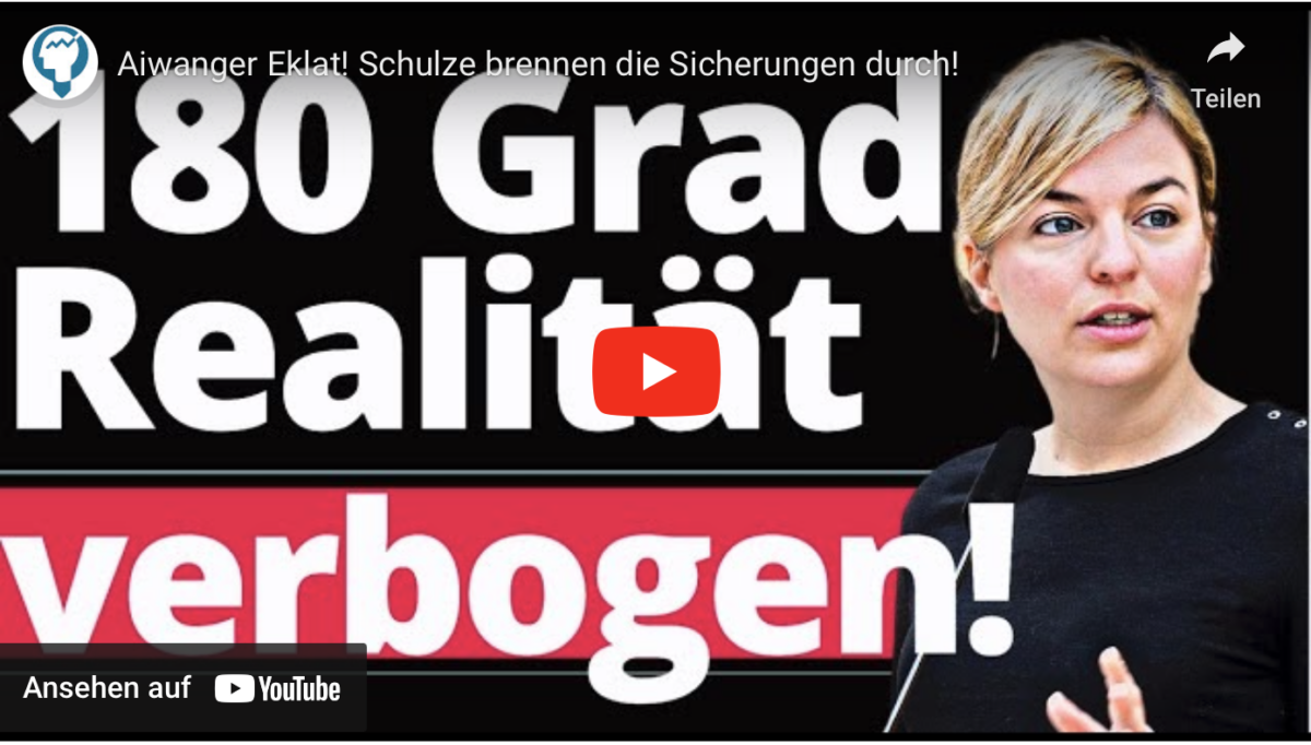 Aiwanger Eklat! Schulze brennen die Sicherungen durch!