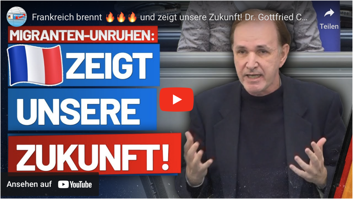 Frankreich brennt 🔥🔥🔥 und zeigt unsere Zukunft! Dr. Gottfried Curio – AfD-Fraktion im Bundestag