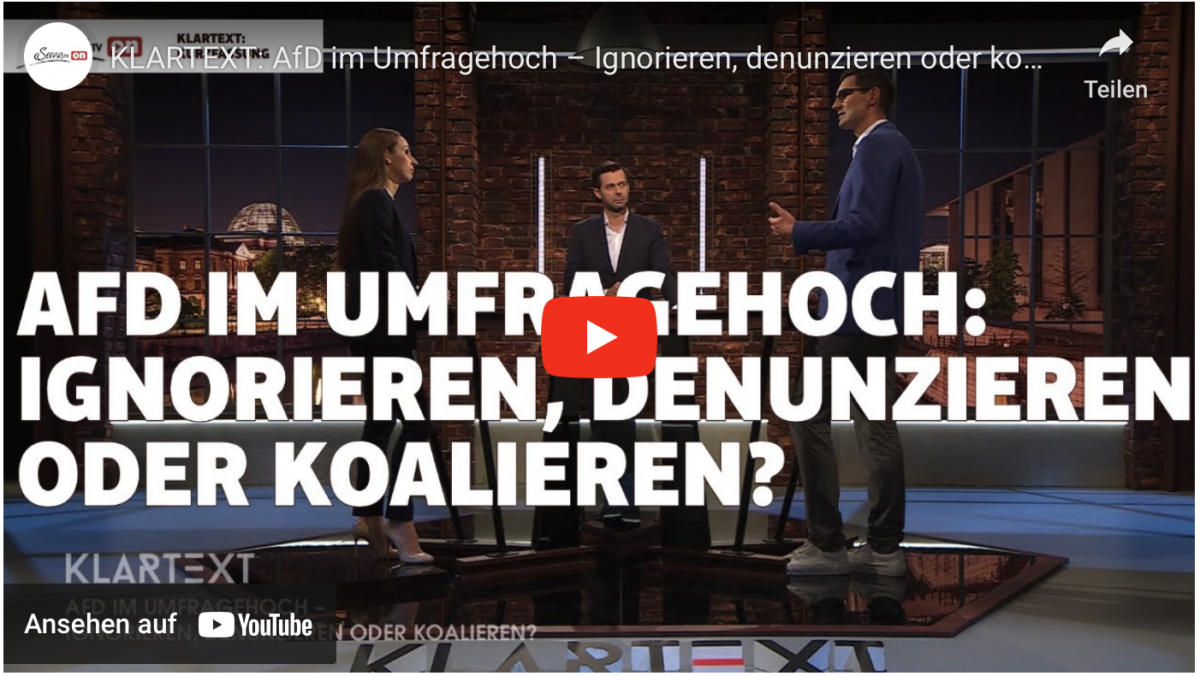 KLARTEXT: AfD im Umfragehoch – Ignorieren, denunzieren oder koalieren?