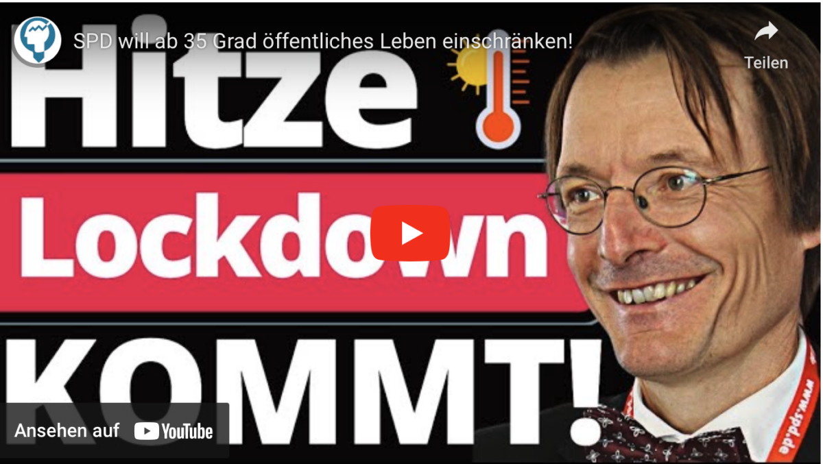 SPD will ab 35 Grad öffentliches Leben einschränken!