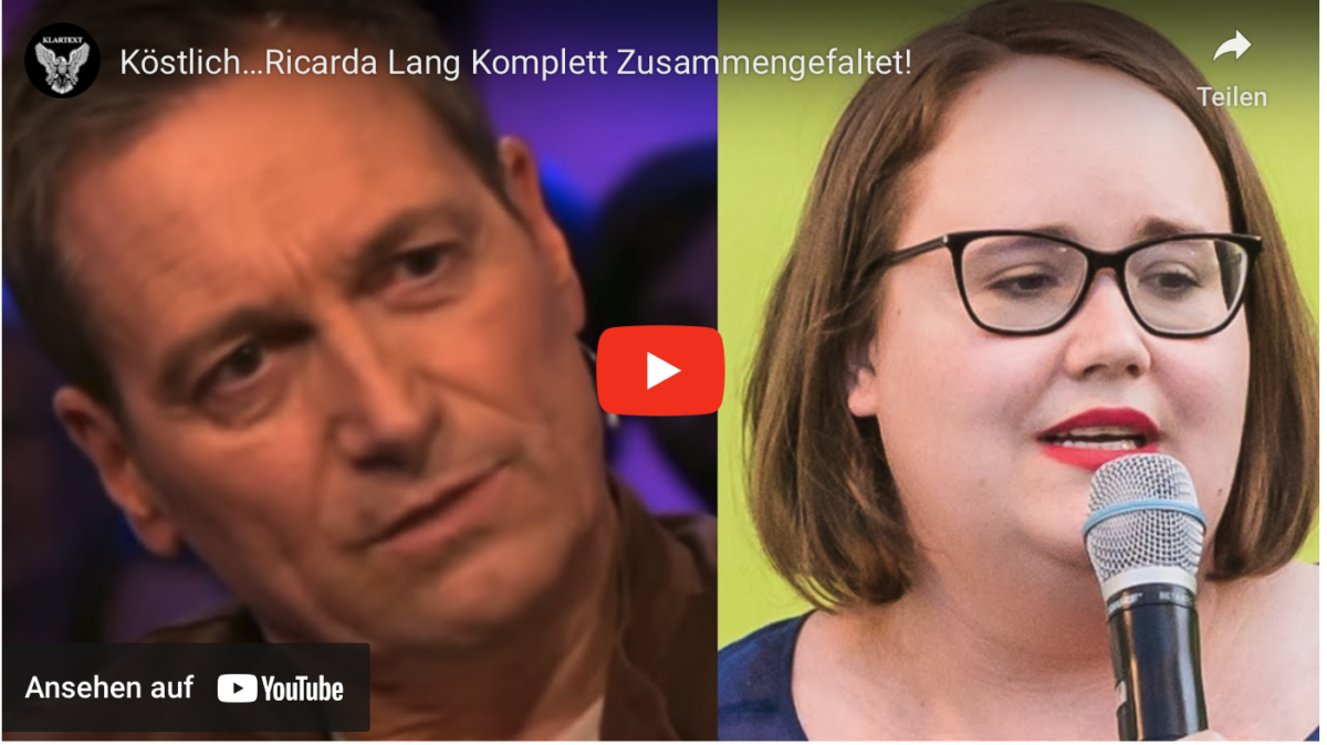 Köstlich…Ricarda Lang Komplett Zusammengefaltet!
