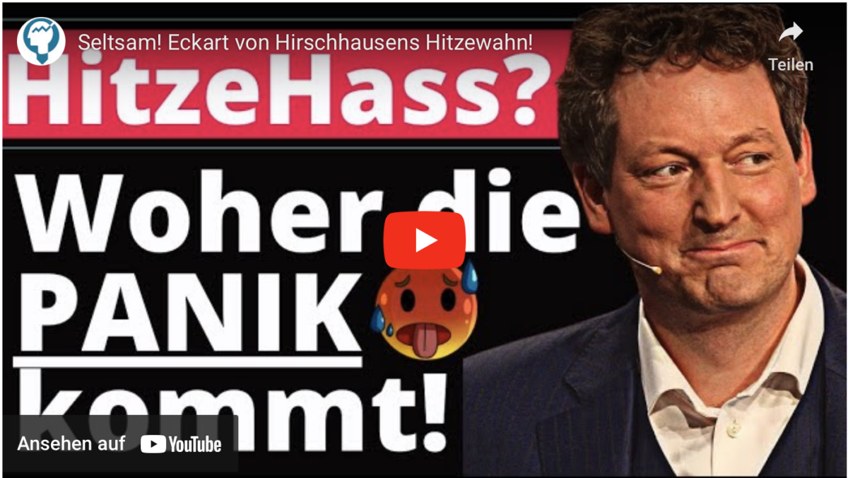 Seltsam! Eckart von Hirschhausens Hitzewahn!
