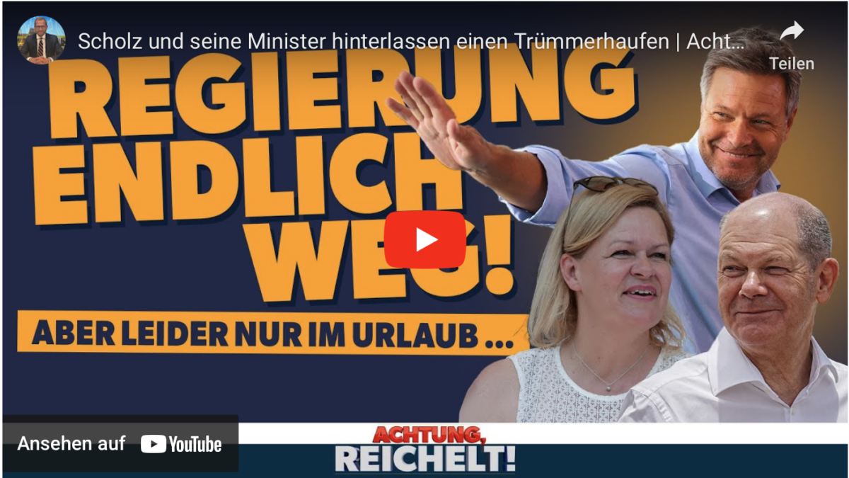 Scholz und seine Minister hinterlassen einen Trümmerhaufen!