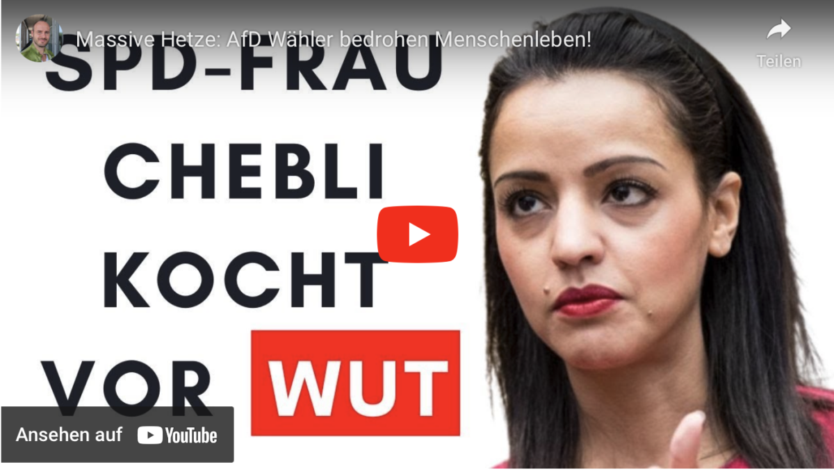 Massive Hetze: AfD Wähler bedrohen Menschenleben!