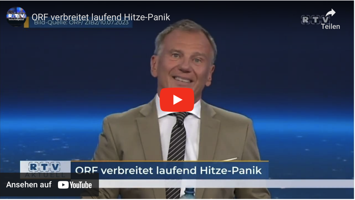 ORF verbreitet laufend Hitze-Panik!