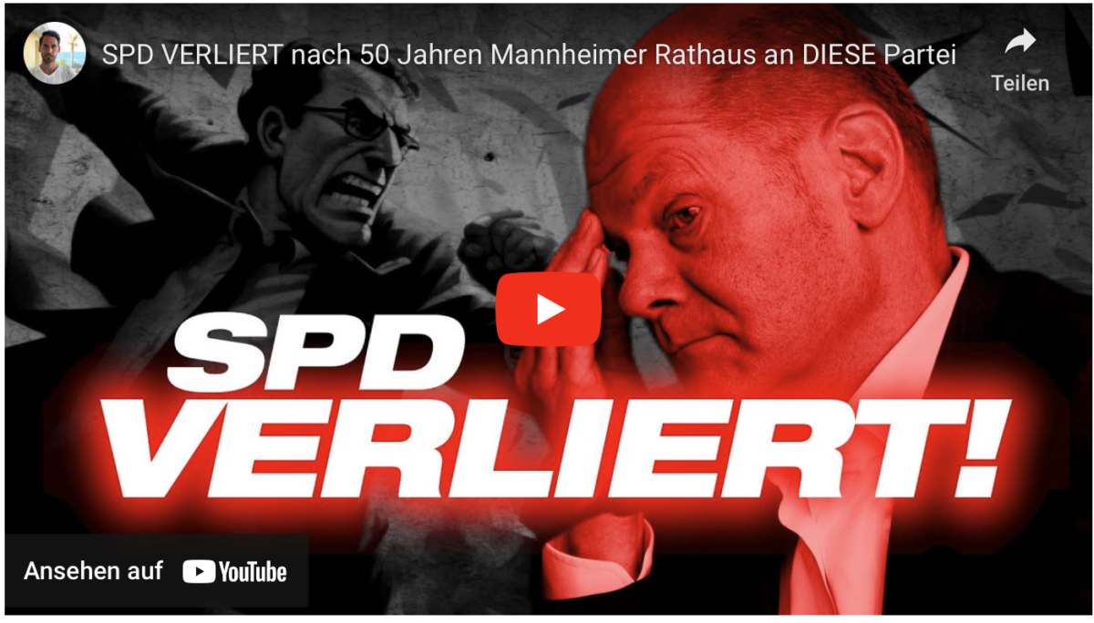 SPD VERLIERT nach 50 Jahren Mannheimer Rathaus an DIESE Partei!