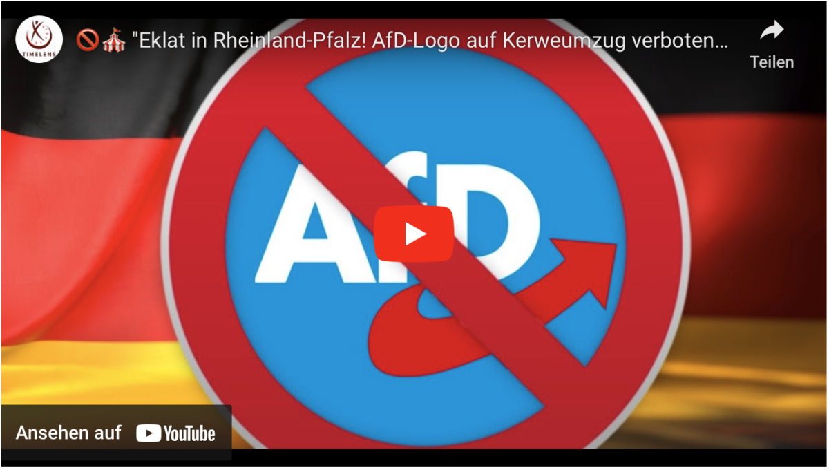 „Eklat in Rheinland-Pfalz! AfD-Logo auf Kerweumzug verboten!“
