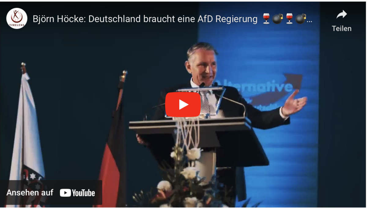 Björn Höcke: Deutschland braucht eine AfD Regierung